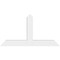 Ekena Millwork Portland Architectural Grade PVC Gable Bracket, 60"W x 32 1/2"H x 4"D x 6"F, 13/12 Pitch GBP060X33X0406POR00 - alternate 5